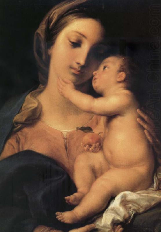 Pompeo Batoni The Madonna and the Nino china oil painting image